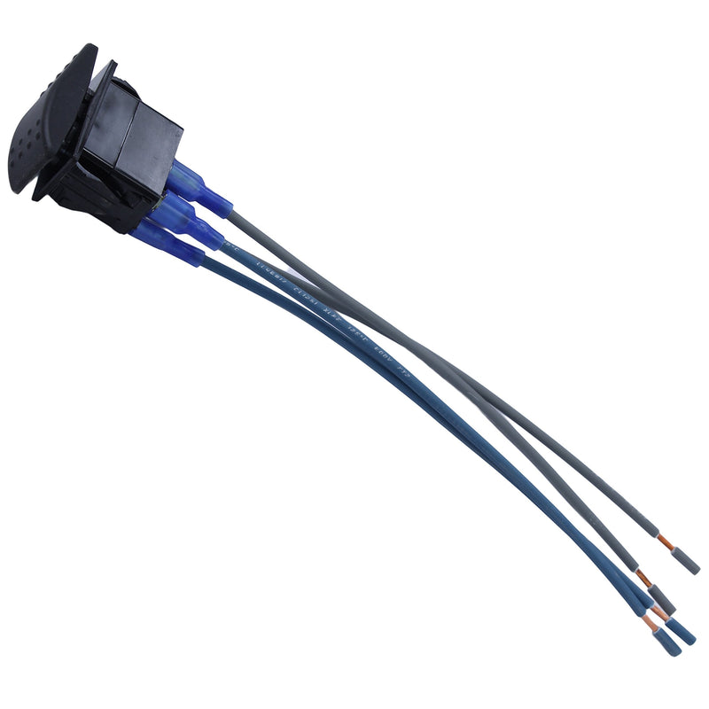 [Australia - AusPower] - DC Momentary Reversing Rocker Switch (Double Pole Double Throw) with Wire Pigtails 