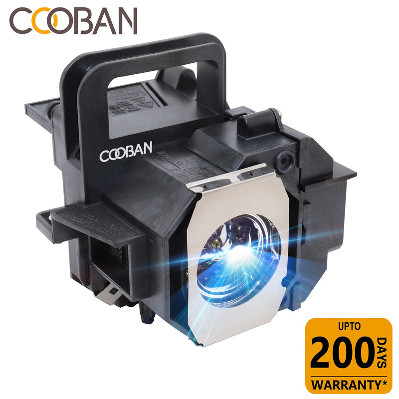 [Australia - AusPower] - COOBAN ELPLP49 /V13H010L49 Replacement Projector Lamp Bulb with Housing for Epson PowerLite Home Cinema 8350 /PowerLite Home Cinema 8700UB 8500UB, H373A H336A, PowerLite PC 9700UB 9500UB 9350 9100 1 Count (Pack of 1) 