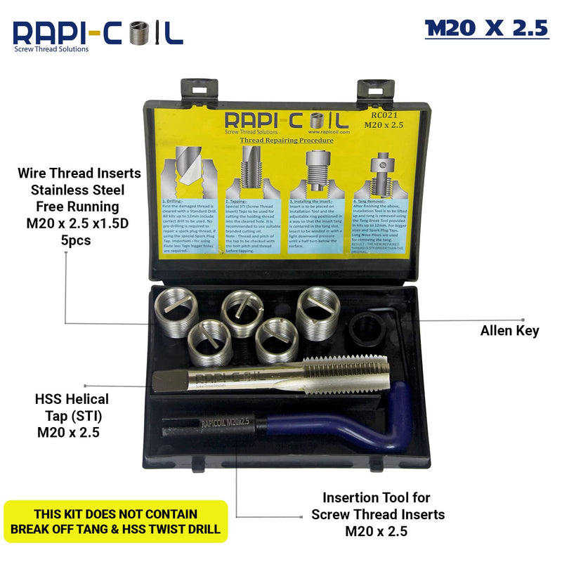 [Australia - AusPower] - Thread Repair Kit M20 x 2.5 | RAPICOIL® 
