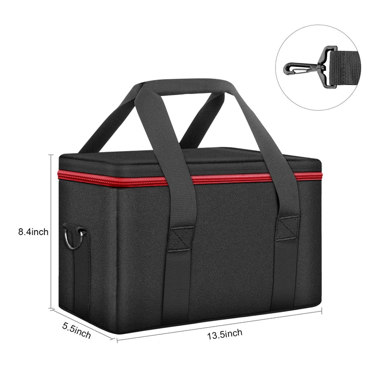 [Australia - AusPower] - Carrying Case Bag for Outdoor Camping Travel, Compatible with Apowking HP500 Portable Power Station, Storage Case with Inner Pocket for Charging Cable and Accessories(HP500 NOT INCLUDED) 