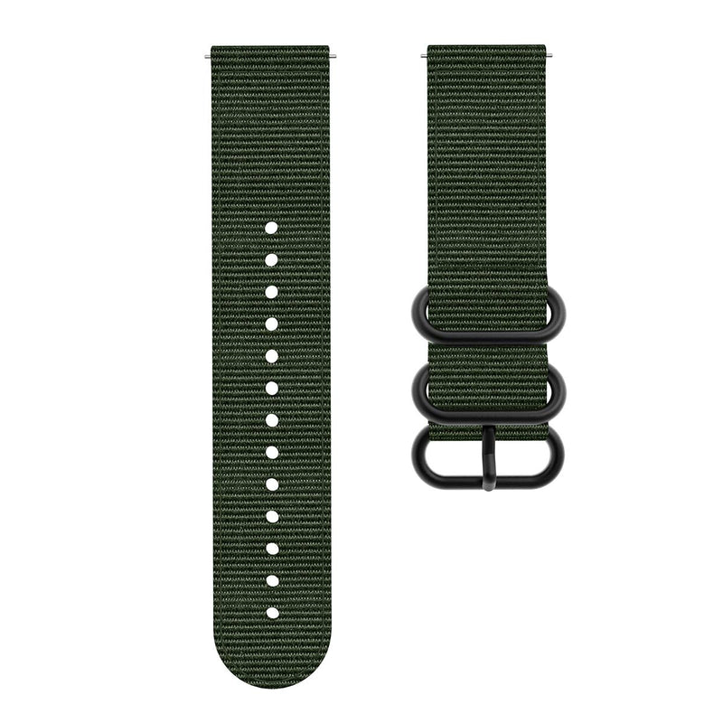 [Australia - AusPower] - LDFAS Compatible for Galaxy Watch 3 45mm Bands, Woven Nylon Strap Compatible for Samsung Galaxy Watch 3 45mm/46mm, Gear S3 Frontier/Classic Smartwatch, ArmyGreen 