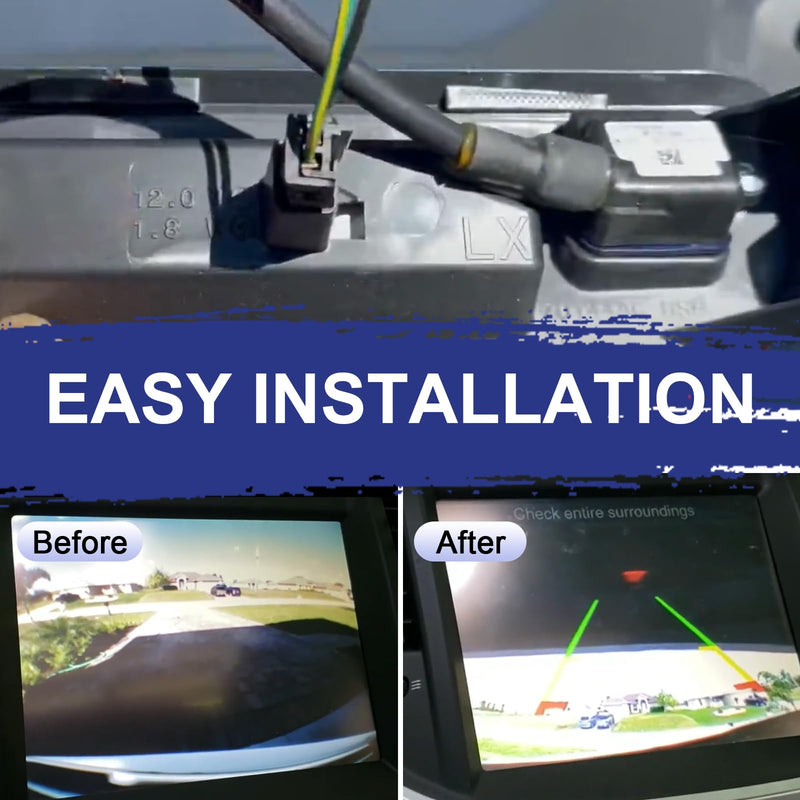 [Australia - AusPower] - AUTOBABA Rear View Back Up Camera Compatible with 2011-2014 Dodge Charger 2011-2014 Chrysler 300 Views Reversing Park Assist Backup Camera Replace # 56054058AH 56054058AD 56054058AE 56054058AF 
