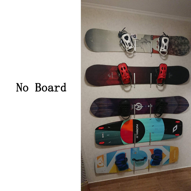 [Australia - AusPower] - YYST Snowboard Storage Rack Wall Mount Wall Holder - Hardware Included-Hold 2 Boards 