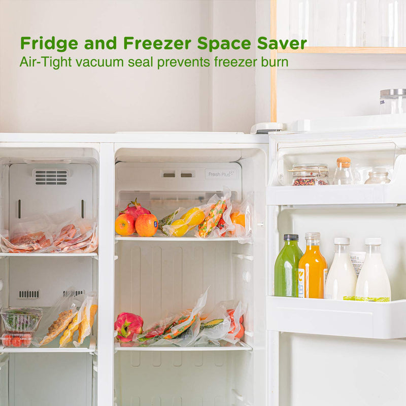 [Australia - AusPower] - GERYON Vacuum Sealer Bags, Vacuum Sealer Rolls for All Food Vacuum Sealer Machines, 2 Pack 8" x 16' 1-8x16ft roll 