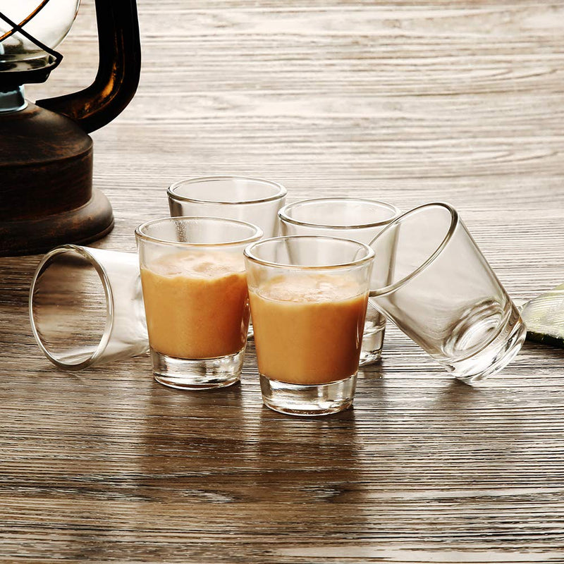 [Australia - AusPower] - 1.5 oz Shot Glasses Sets with Heavy Base, Clear Shot Glass (4 Pack) BC-029-4Pack 