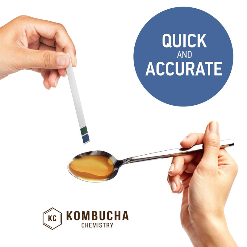[Australia - AusPower] - pH Test Strips for Kombucha Brewing 0-6 (0.5 Intervals) 100pc Kit 