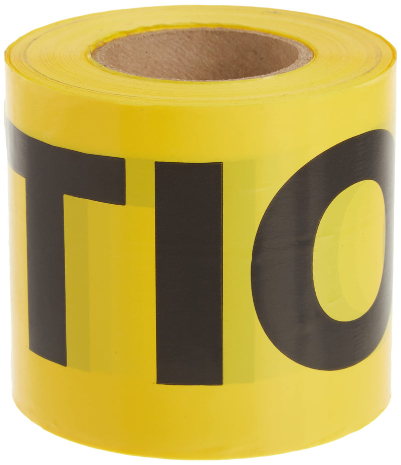 [Australia - AusPower] - IRWIN Tools STRAIT-LINE 66200 Barrier Tape Roll, CAUTION, 3-inch by 300-foot (66200) 