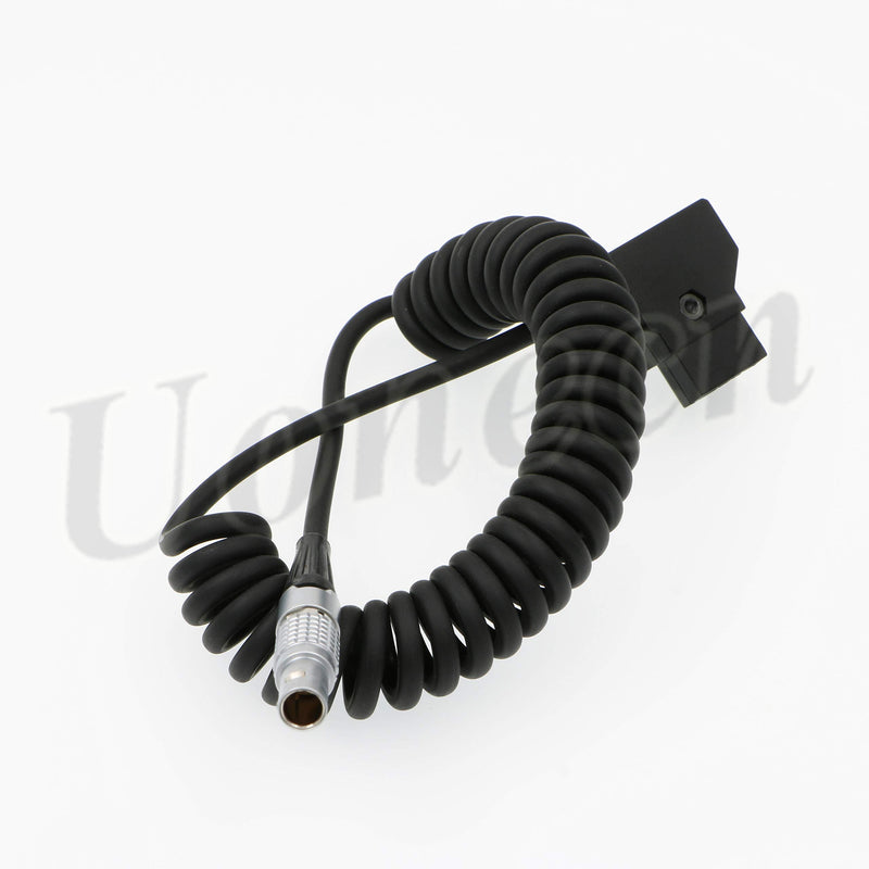 [Australia - AusPower] - Uonecn for Anton Bauer Teradek Bond Power Cable Dtap to 0B 2 Pin Plug Spring Cable Spring cable straight 2 pin male to Dtap 