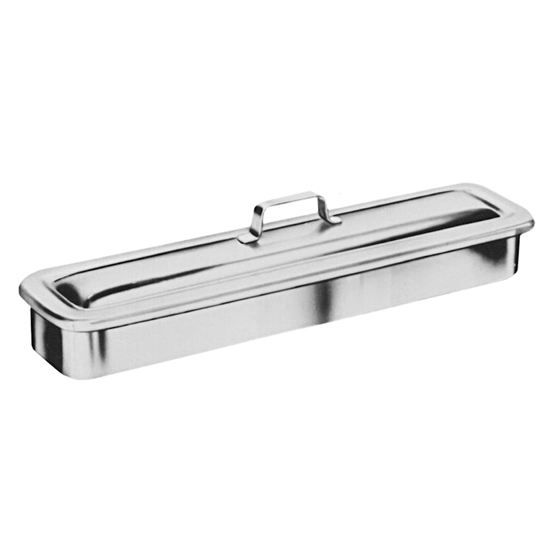 [Australia - AusPower] - Grafco Instrument Catheter Tray with Strap Handle, Stainless Steel, 8-1/2 x 3 x 1-1/2", 3254 Small 
