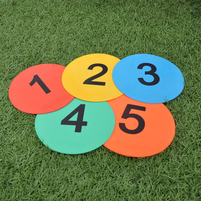 [Australia - AusPower] - Eco Walker 8inch Numbered Floor Spot Markers 1-5 