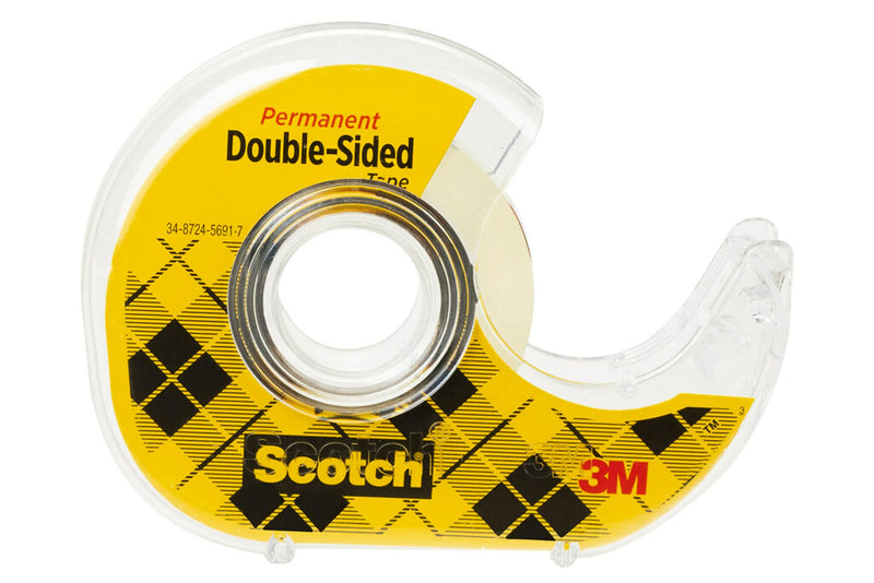 [Australia - AusPower] - Scotch Double Sided Tape, 1/2 in x 500 in, 6 Dispensered Rolls (6137H-2PC-MP) 