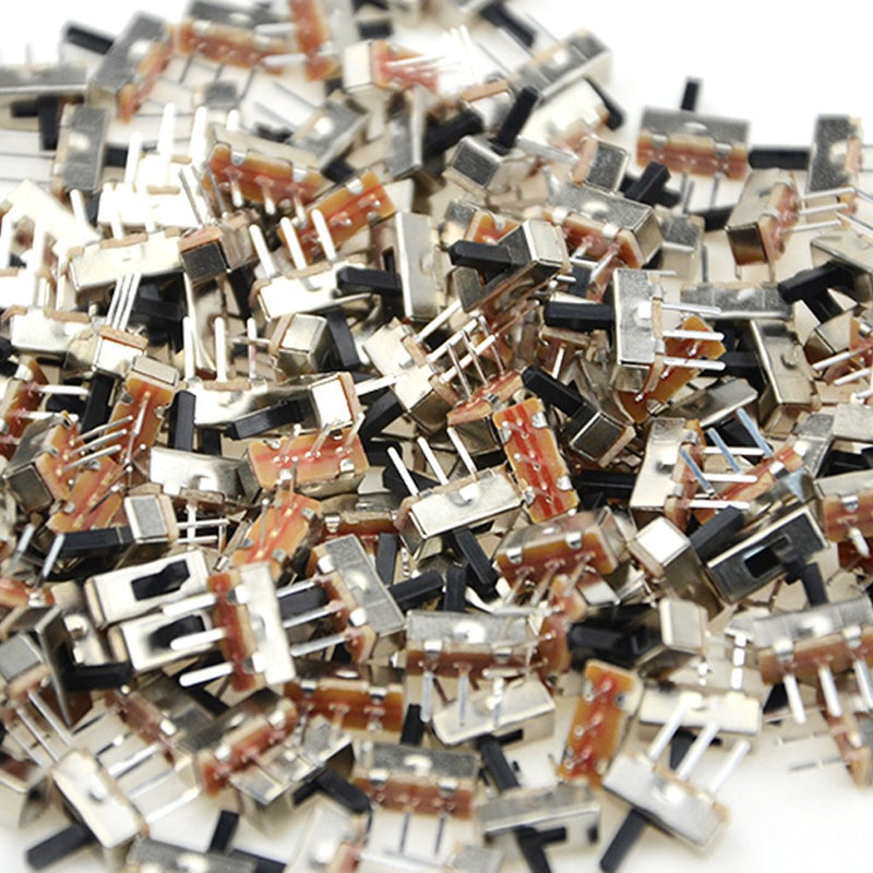 [Australia - AusPower] - WMYCONGCONG 150 PCS 3 Pin 2 Position 1P2T SPDT Vertical Micro Slide Switch 0.5A 50V DC 