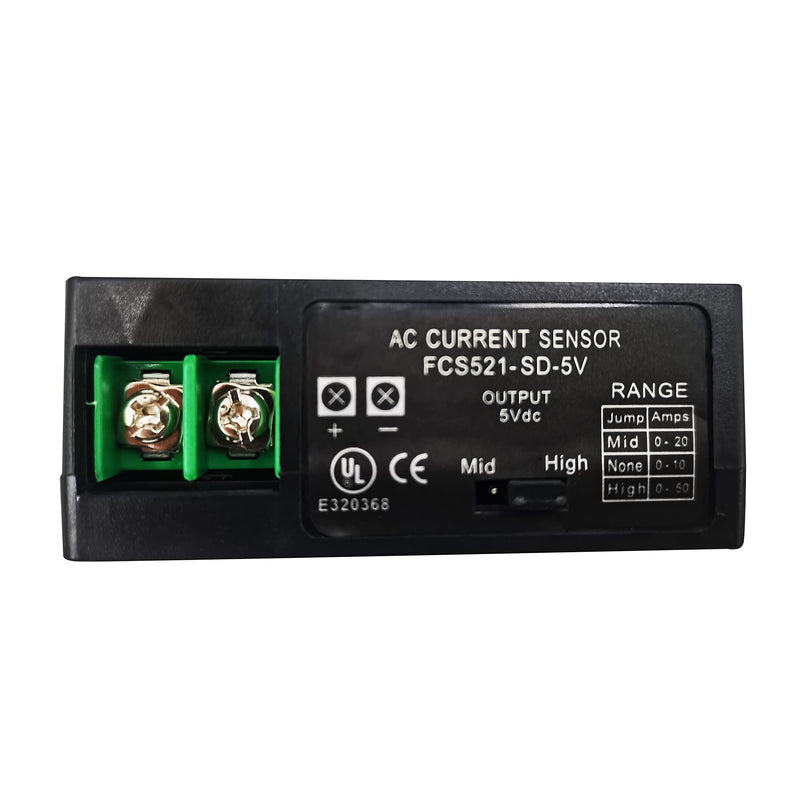 [Australia - AusPower] - Current Transmitter, FCS521-SD-5V Current Transducer Transmitter Transformer Sensor AC Current Converter 0-50A 