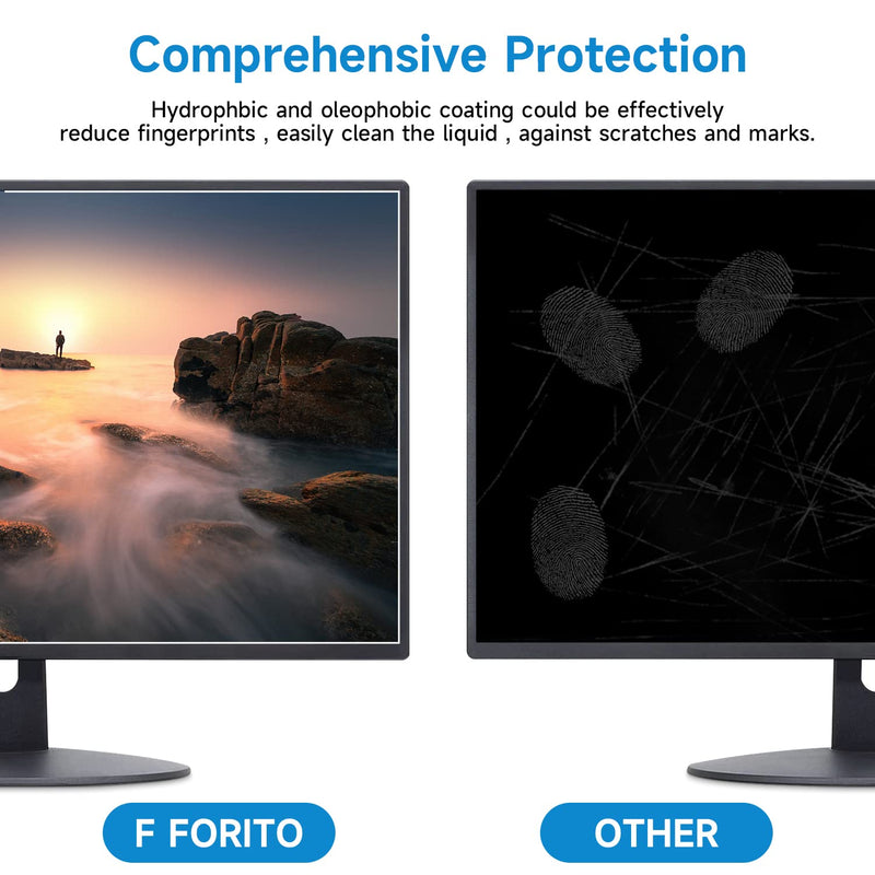 [Australia - AusPower] - [2 PACK] 21.5 inch Anti Glare (Matte) Screen Protector Compatible with 21.5" Widescreen Desktop with 16:9 Aspect Ratio (18.7" W x 10.4" H) 