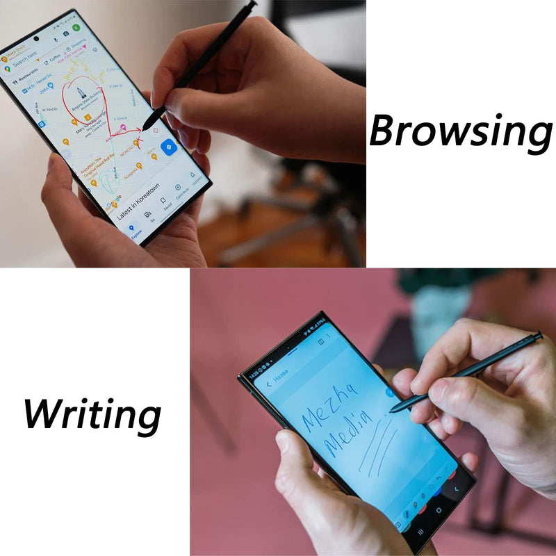 [Australia - AusPower] - Galaxy S23 Ultra S Pen for Samsung Galaxy S23 Ultra 5G Stylus Pen S23 Ultra Touch S Pen Replacement Without Bluetooth Function Stylus Touch S Pen with Eject Pin(Phantom Black) Phantom Black with Eject Pin 