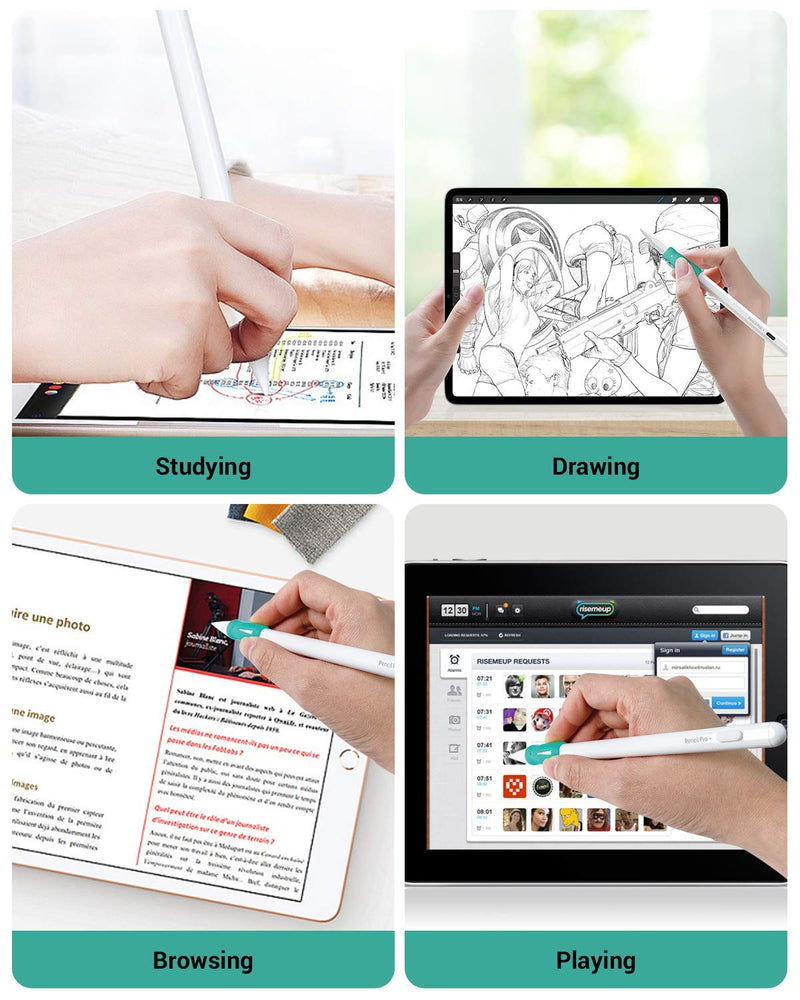 [Australia - AusPower] - Stylus Pen for iPad, TOTU Stylus Pens for Touch Screens with Palm Rejection and Tilt Sensitivity, Compatible with (2018-2020) iPad pro 11/12.9", iPad 6/7/8th Gen, iPad Air 3/4, iPad Mini 5 for Drawing 