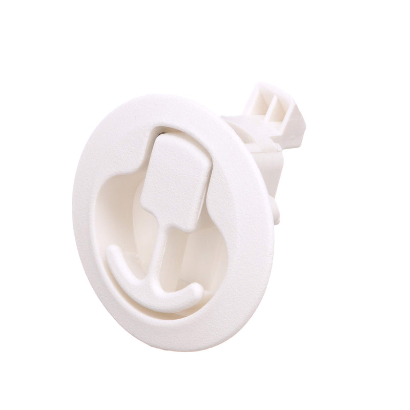 [Australia - AusPower] - Seachoice 35521 Flush Mount Slam Latch – Rust-Free White Plastic – 2 Inch Diameter 