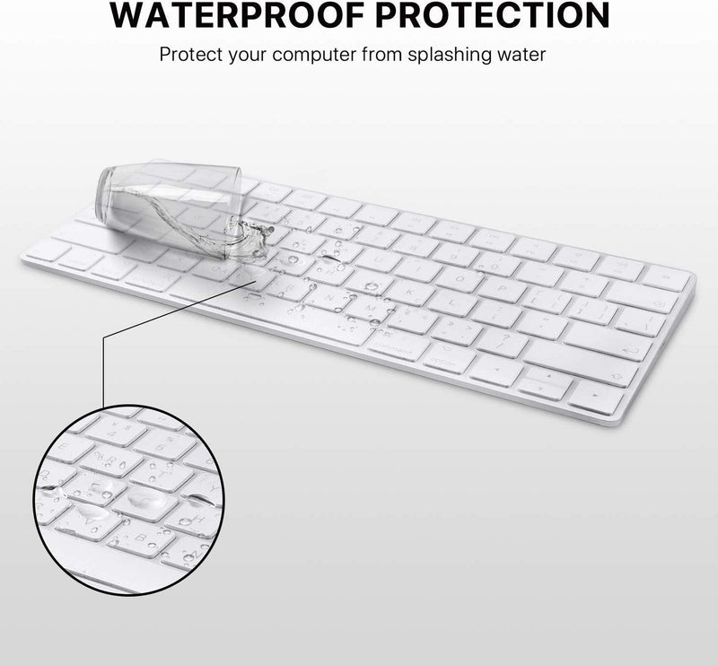 [Australia - AusPower] - EooCoo Magic Keyboard Cover Skin Protector, Fit for iMac Magic Keyboard MLA22LL/A A1644 - Clear TPU iMac Magic 2015(MLA22LL/A A1644) 