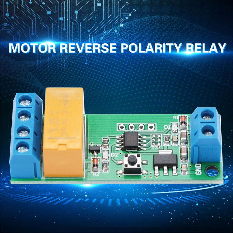 [Australia - AusPower] - DC Motor Reverse Polarity Module 5/6/9/12V Time Adjustable DPDT Delay Relay 2A Drive Current 