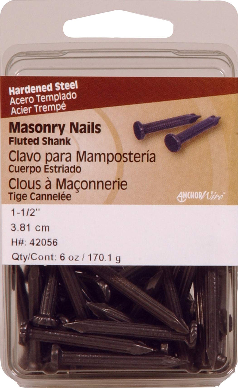 [Australia - AusPower] - The Hillman Group 42056 Masonry Nails with Fluted Shank , Blue 
