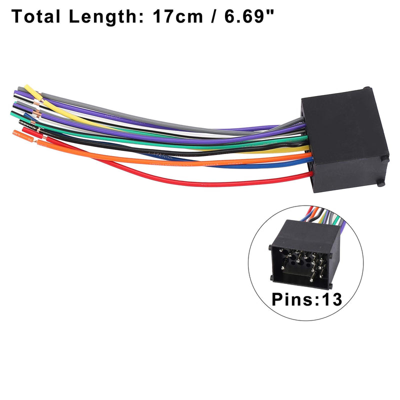 [Australia - AusPower] - X AUTOHAUX 70-8590 Car Stereo CD Player Wiring Harness Wire Radio Adapter for BMW 3 Series 1992-1998 
