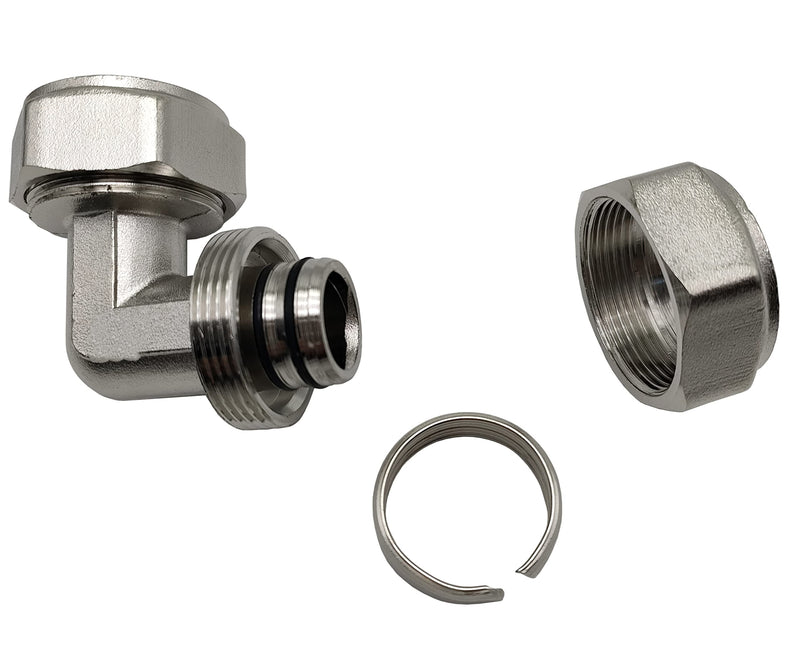 [Australia - AusPower] - 3/4 Inch Elbow Fitting Compression Elbow Fittings for 3/4 Inch Tubing System (2 pcs) 2 