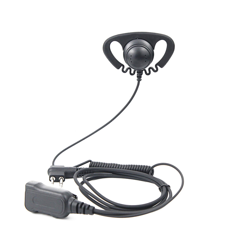 [Australia - AusPower] - WODASEN 2 Pin Earpiece with Mic for Motorola 2 Way Radio Earpiece CP200 CP185 CLS1410 CLS 1110 with Reinforced Cable 