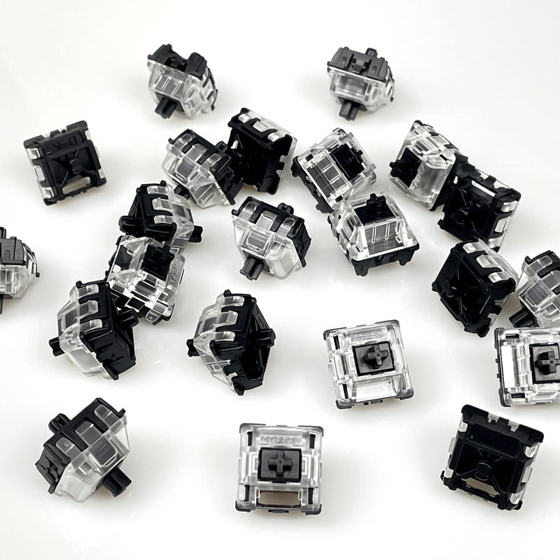 [Australia - AusPower] - 36PCS Gateron Black Ks-15 RGB Optical Switches for All Optical Switches Mechanical Keyboard SK61 SK64 (Optical Black) 35pcs 