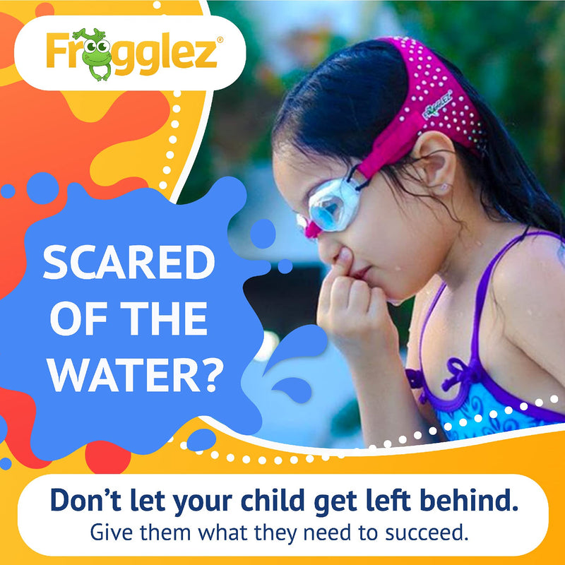 [Australia - AusPower] - Frogglez Kids Swim Goggles with Pain-Free Strap | Ideal for Ages 3-10 | Leakproof, No Hair Pulling, UV Protection 