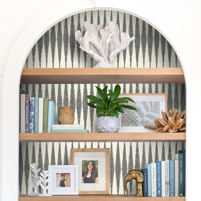 [Australia - AusPower] - Wudnaye Stripe Wallpaper Peel and Stick Wallpaper Modern Contact Paper 17.7 inch x 118.1 inch Striped Self Adhesive Wallpaper Geometric Wallpaper Stick and Peel Decorative Removable Wallpaper Vinyl 