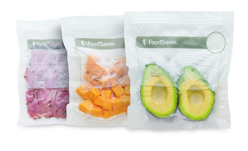 [Australia - AusPower] - FoodSaver 1-Quart BPA-Free Multilayer Construction Vacuum Zipper Bags, 18 Count 