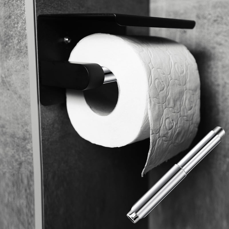 [Australia - AusPower] - Paper Toilet Holder Replacement Rod Toilet Paper Holder Roller Stainless Steel Toilet Paper Holder Spring Loaded Toilet Paper Holder Roller Toilet Paper Holder Spring Rod 