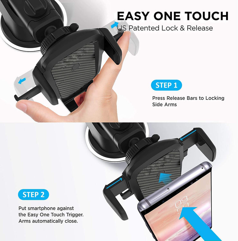[Australia - AusPower] - FACATH Car Phone Mount, Universal Long Arm Strong Suction Cell Phone Holder for Car, Suction Cup Phone Holder for Windshield/Dashboard/Windowt, Compatible for iPhone, Samsung and Other Smatphones… Car Mount-3 