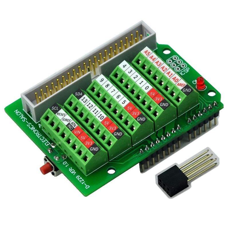 [Australia - AusPower] - Electronics-Salon Arduino Screw Terminal Block Breakout Module, for Arduino UNO R3. 