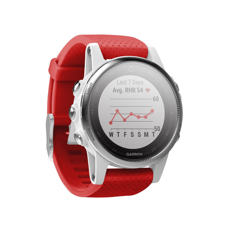 [Australia - AusPower] - NotoCity Compatible Fenix 5S Watch Band Fenix 6S Quickfit Soft Silicone Replacement Strap for Fenix 5S Plus/Fenix 6S Pro/Fenix 7S/D2 Delta S Smartwatch(Silver Buckle-Red) Red 