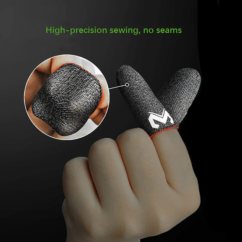 [Australia - AusPower] - LICHIFIT Mobile Games Thumbs Gloves Sweat-Proof Finger Sleeve Fingertip Cover for PUBG Smartphone Game 