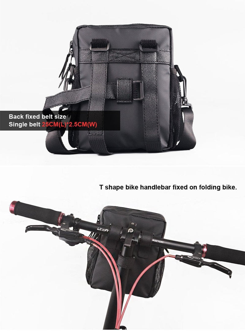 [Australia - AusPower] - Rhinowalk Bike Handlebar Bag,Bike Front Bag Road Bike Bag Bike Frame Bag Bike Basket Bag Bicycle Bag Professional Cycling Accessories 
