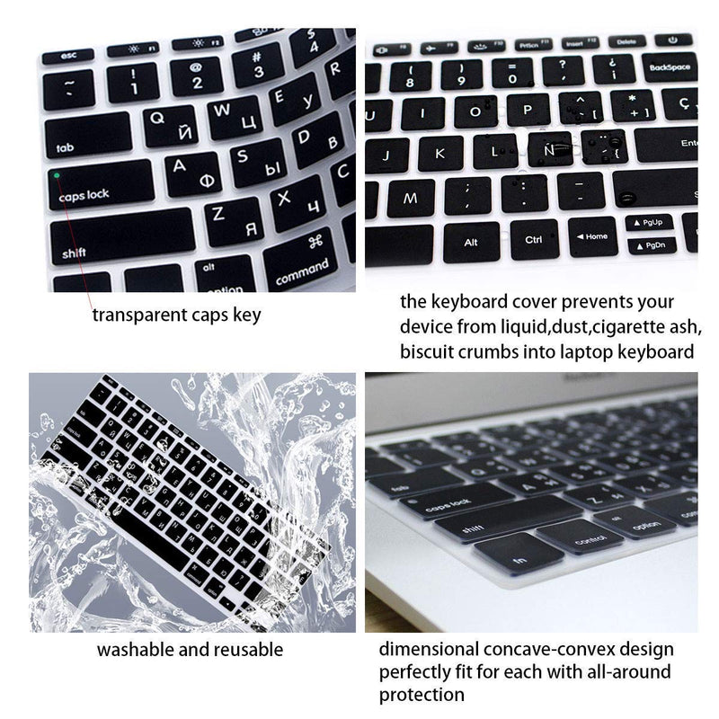 [Australia - AusPower] - WYGCH Ultra Thin Silicone Full Size Wireless Numeric Keyboard Cover Skin for Mac 2017 Latest Magic Keyboard with Numeric Keypad MQ052LL/A A1843 US Layout,Ombre Red Ombre Red 