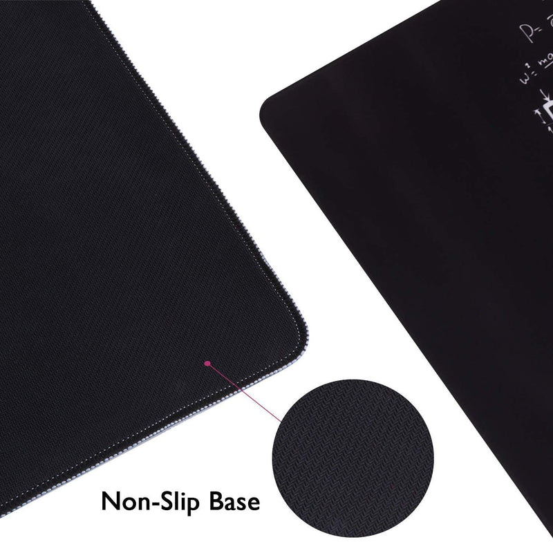 [Australia - AusPower] - iCasso Extended Gaming Mouse Pad (35.4x15.7 in), Large Non-Slip Rubber Base Mousepad with Stitched Edges, Waterproof Keyboard Mouse Mat Desk Pad for Work, Game, Office, Home - Left and Right Brain 
