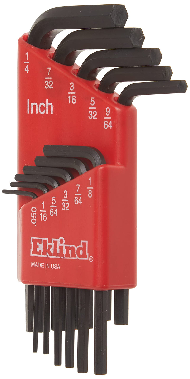 [Australia - AusPower] - EKLIND 10111 Hex-L Key allen wrench - 11pc set SAE Inch Sizes .050-1/4 Short series 