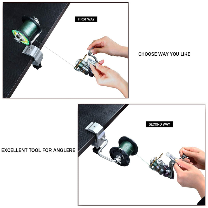 [Australia - AusPower] - THKFISH Fishing Line Spooler Fishing Line Winder Spooler Fishing Accessories Adjustable Stable Portable Fishing Line Spooler/Fishing Line Remover A -Long- Line Spooler 