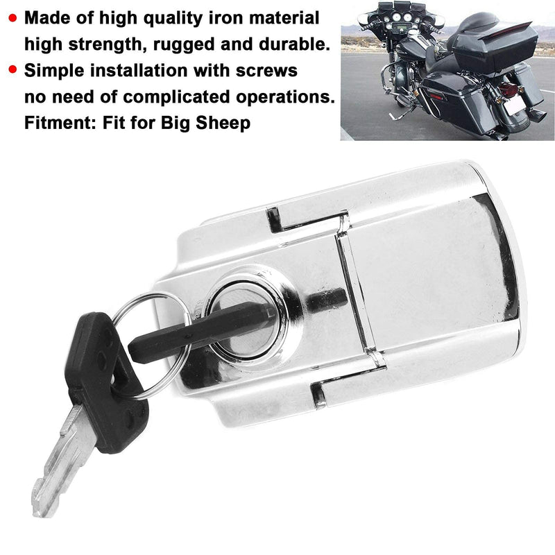 [Australia - AusPower] - Motorcycle Trunk Lock Iron Trunk Lock Spring Toggle Latch Hasp Clamp Cabinet Locking Tool for Motorcycles and Traveling 