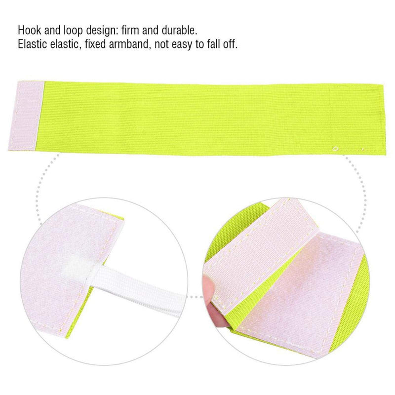 [Australia - AusPower] - DAUERHAFT Soccer Armbands Captain Armband Highly Elastic Ball Games Sports Soccer Captain Armband for Matches(Green) 