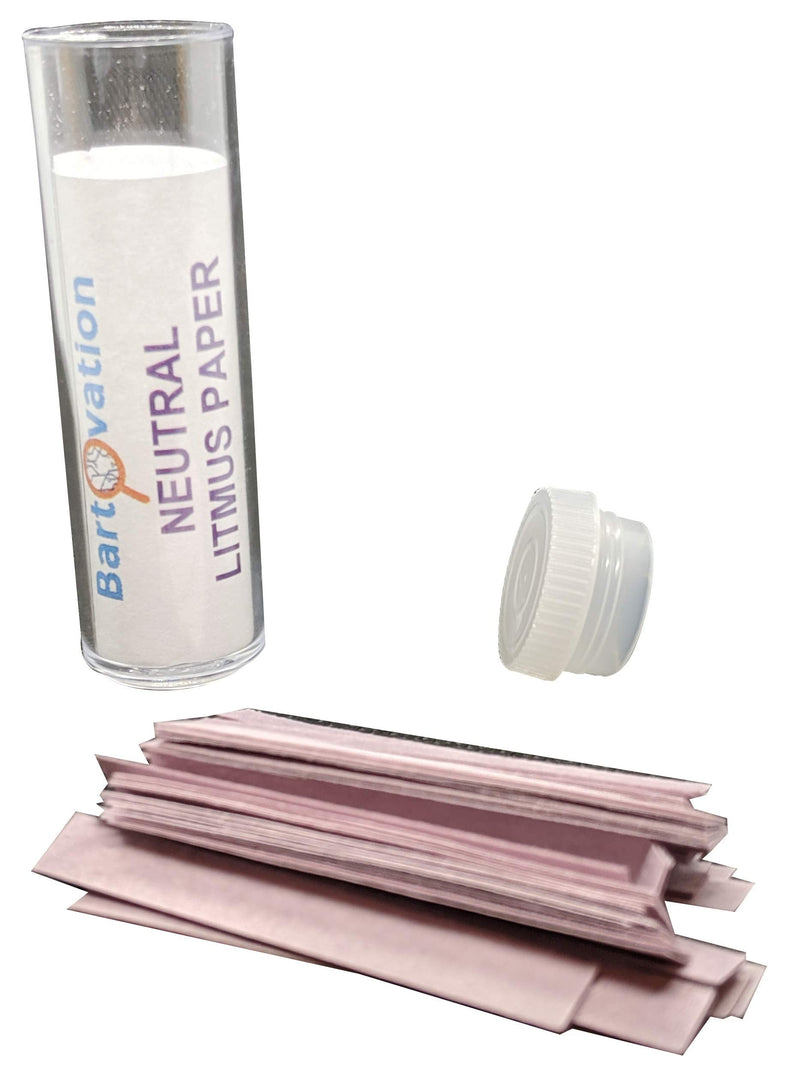 [Australia - AusPower] - Neutral Litmus Paper [Vial of 100 Test Strips] for Acidity/Alkalinity Testing 