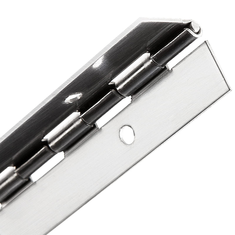 [Australia - AusPower] - 4 PCS Stainless Steel 304 Piano Hinge, 12 Inch Heavy Duty Continuous Hinge, 0.04" Thickness Fixing Folding Continuous Piano Hinge 