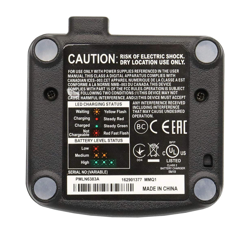 [Australia - AusPower] - Karier PMNN4434 PMNN4453 Charger PMLN6394A Compatible for Motorola RMM2050 RMU2040 RMU2043 RMU2080 RMU2080D RMV2080 XT420 XT460 Two Way Radios 