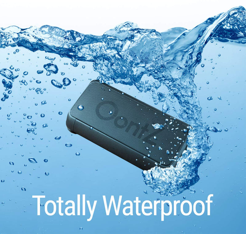[Australia - AusPower] - OontZ Angle 3 Shower Plus Edition with Alexa, Waterproof Bluetooth Speaker, 10 W, Loud Crystal Clear Sound, Rich Bass, 100ft Wireless Range, Perfect Shower Speaker by Cambridge SoundWorks Black-Waterproof 
