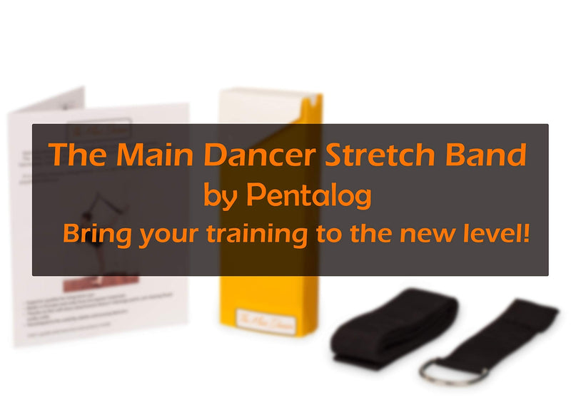[Australia - AusPower] - The Main Dancer - Stretch Band - to Improve Leg Stretching - Perfect Home Equipment for Ballet, Dance and Gymnastic Exercise - Excellent Gift for Your Friends and Loved Ones - Made in Europe 