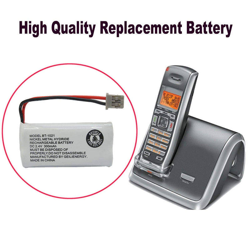 [Australia - AusPower] - GEILIENERGY (Pack of 4) BT1021 BBTG0798001 Battery Compatible with Uniden DECT 6.0 BT1008 BT-1021 BT1016 Cordless Phone 4 pack BT1021 Batteries 