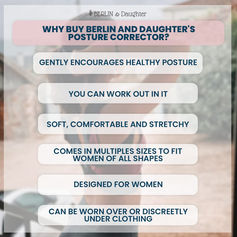 [Australia - AusPower] - Posture Corrector - Fully Adjustable Breathable Clavicle Chest Back Support Brace for Improves Posture & Provide Lumbar Support Back Pain Relief - Perfect for Men & Women - Large Large (Pack of 1) 